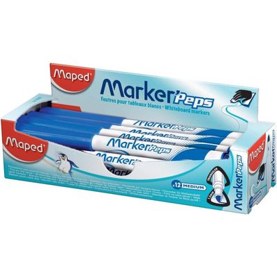 Maped School Pep’s – 144 Feutres Longue Durée – Lavables, Pointe 3,7 Mm – Ne Sèche Pas 4 Mois