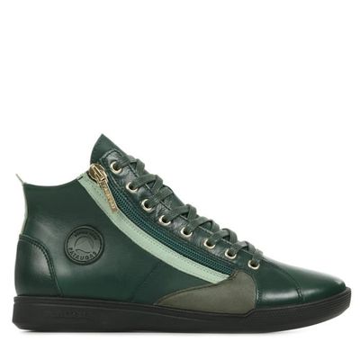 Basket montante femme PATAUGAS Palme Mixgl F4I Cuir glossy