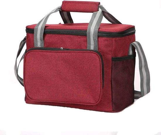 Sac Pique-nique étanche Sac Isotherme Repas 15L FUNROUTE - Garde-manger Portable Pour Bureau/pique-nique - Noir Sac Isotherme Cdiscount