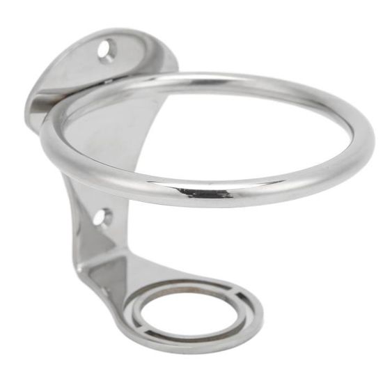 Porte Gobelet Encastré En Acier Inoxydable Noir Pour Bateaux, Yachts, Camping-Cars Et Camions