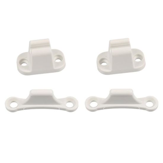 Lot De 2 Loquets De Capot Pour Jeep TJ 1997-2006 – Loquets Et Supports En ABS Noir – Pièce De Rechange Avant