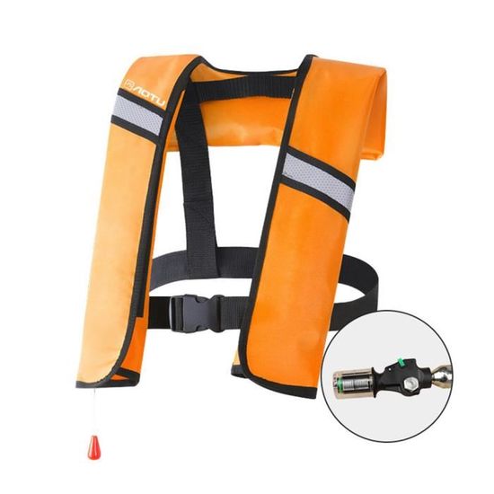 Automatique Gilet de sauvetage gonflable manuel et automatique pour enfants et adultes vestes de survie pr Cdiscount Sport