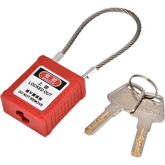Kit Complet De Verrouillage LOTO Pour Électriciens - Cadenas Sécurité Disjoncteur