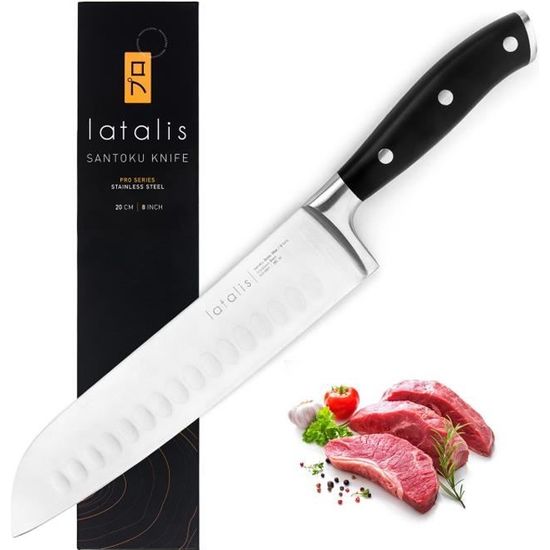 Couteau Santoku Latalis Pro 20cm - Couteau santoku japonais