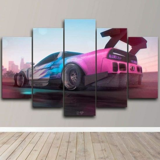 Poster Toile Lamborghini Aventador - 40x60 Cm - Décoration Murale