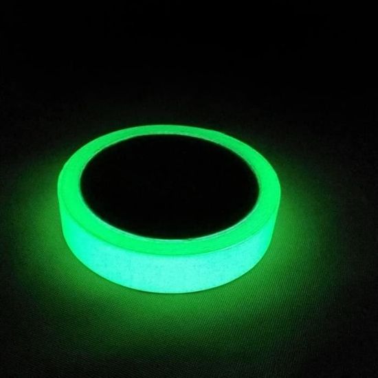 Ruban Phosphorescent Vert Lumineux DEMEUBLE 2Pcs 5M x 2CM