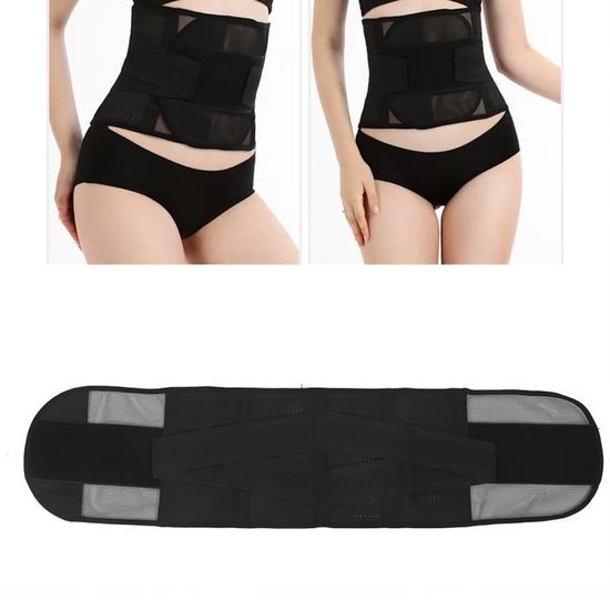 Ceinture Post-Accouchement Ventre Plat - Réglable Et Respirante | Soutien Lombaire | Taille 36 FR (M)