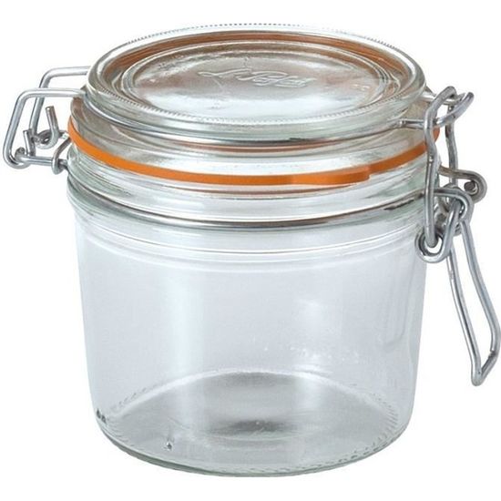 Bocaux Le Parfait Haut De Gamme - Lot De 3, 500 Ml Chacun - Idéal Pour Confiture, Terrine, Conserve