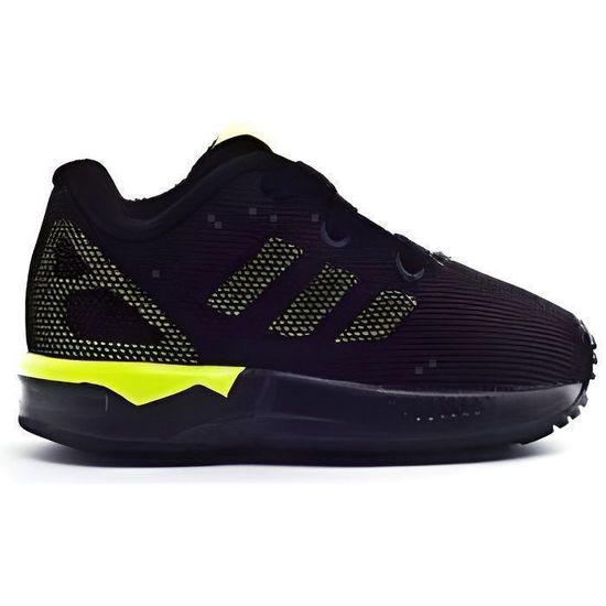 Basket Adidas Zx Flux ADIDAS ORIGINALS Enfant Noir Synthetique Plat Lacets Noir Cdiscount Chaussures