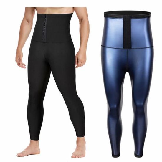 Shorty Legging Sudation JPXJGT Homme - Taille Haute Ventre Plat, Sport Maigrir