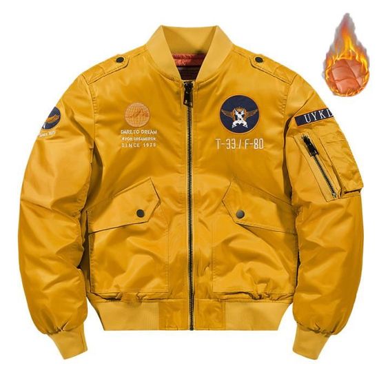 Blouson Bomber Homme En Cuir Daim Véritable - Style Motard Vintage Marron - Taille XS à 4XL