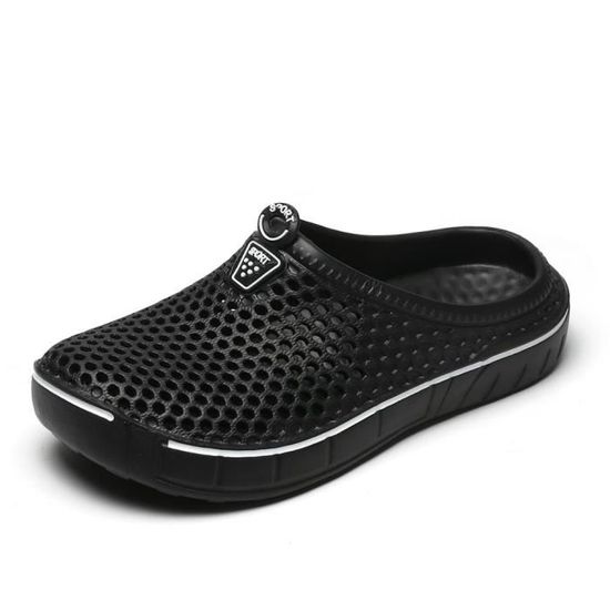 Mules En Cuir Confortables à Talon Pour Femmes – Pantoufles De Jardin Et Sandales Tendance
