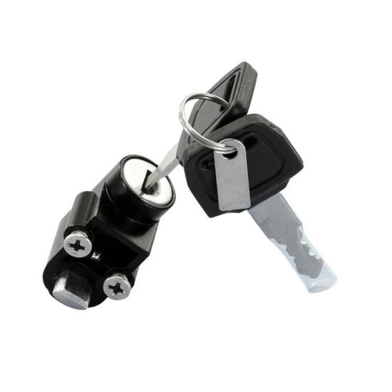 Serrure complète Polini EP3 Batterie incluse Noir