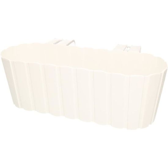 Julyue Panier De Jardinière Suspendu Pour Balcon, étagère Pour Pot De Fleurs En Fer Avec Crochets, Support En Métal Pour Clôture, Panier D'étagère En Métal Pour Fenêtres(Suitable For 6.5cm Railings