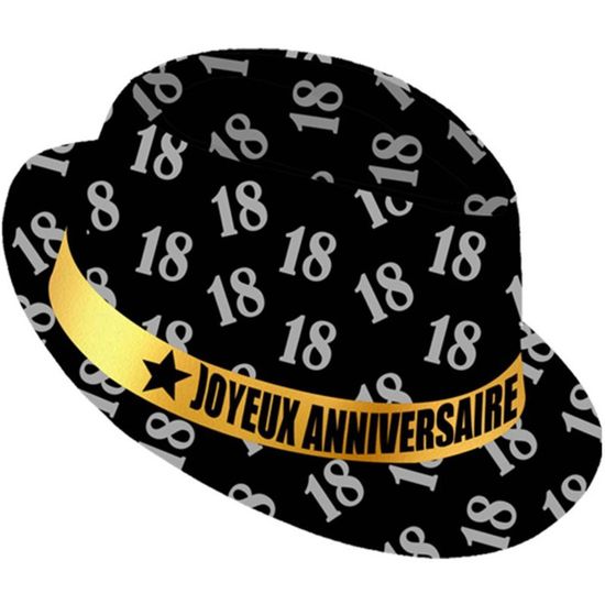 Chapeau D'anniversaire 50 Ans Musical - Avec Mélodie - Neuf Sous Emballage - Marque STC