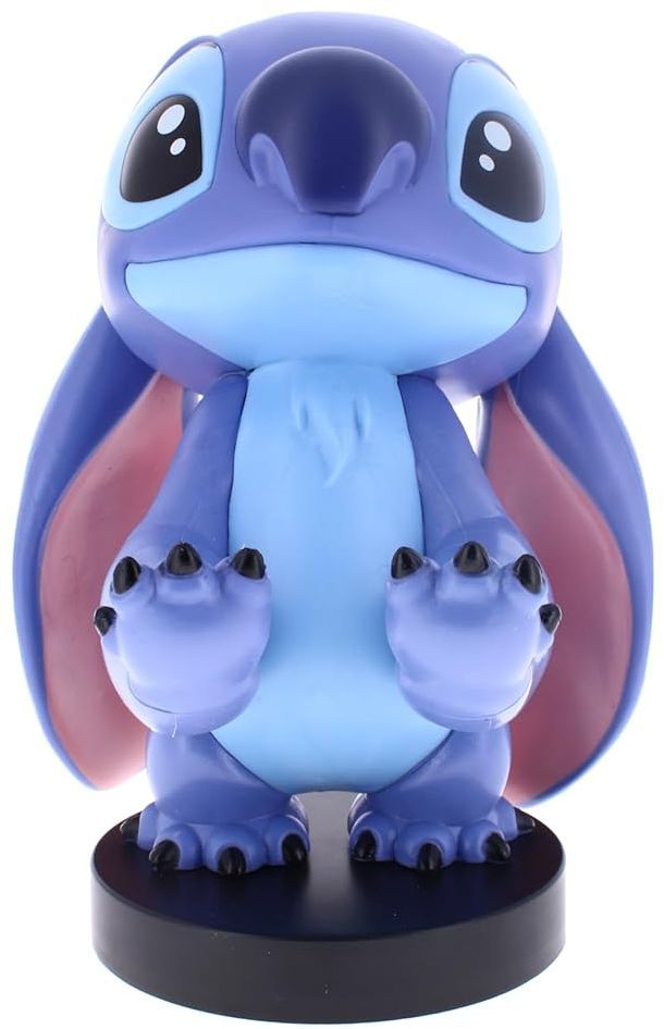 Figurine Disney Stitch - EXQUISITE GAMING - Cable Guys - Support écouteurs smartphone ou petit accessoire - 20 cm