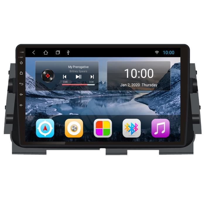 RoverOne Autoradio GPS Bluetooth pour Nissan Kicks Micra 2014 2015 2016 2017 Android Stéréo Navigation WiFi Écran Tactile