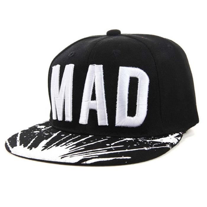 Chapeau tendance casquette snapback enfant garçons filles lettres casquettes de baseball casquette hip hop plat BK