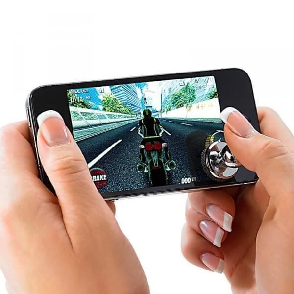 Joystick x1 pour ONEPLUS 7 PLUS Smartphone Jeux Video Manette Ventouse Precision Universel