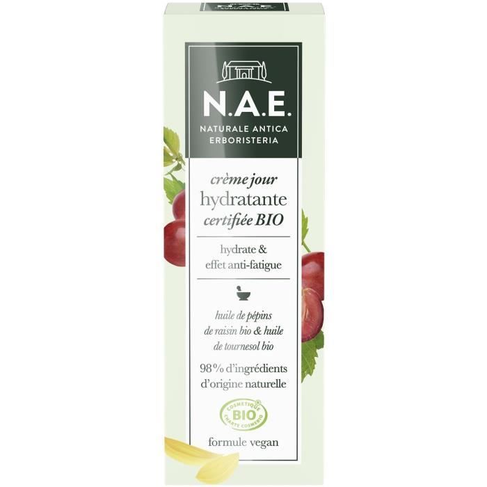 N.A.E. Crème hydratante jour Bio Crème anti-fatigue 50 ml
