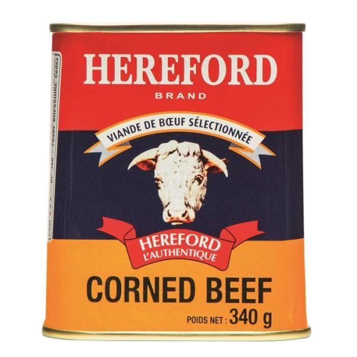HEREFORD - Corned Beef 340G - Lot De 3