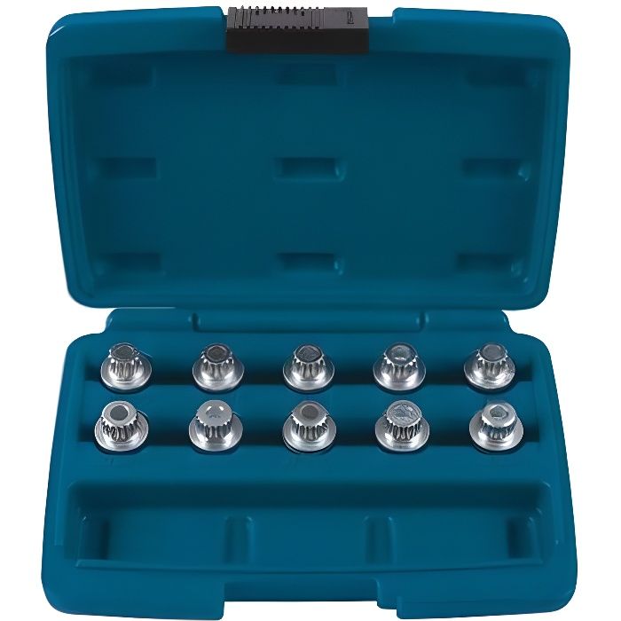 Varan Motors - VT13768B Kit 10 douilles pour verrou de roues BMW, antivol goujons de roues BMW