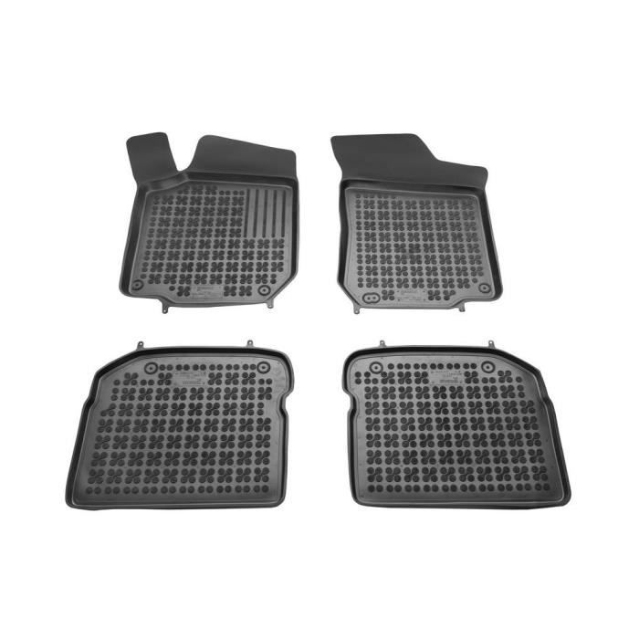 Alfombrillas Goma Caucho Negro Seat Leon, Toledo I, VW Bora, Golf IV, Beetle, Skoda Octavia 200201