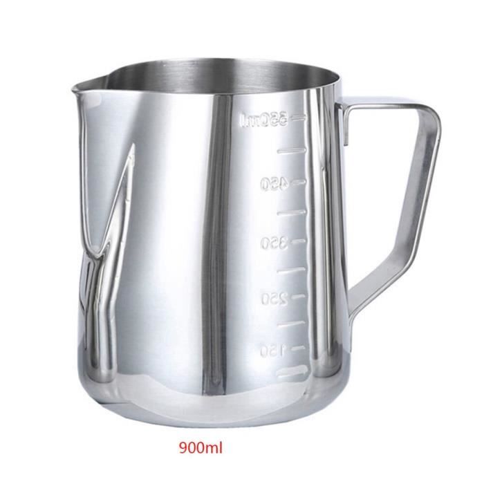 Moule,350-600-900ml acier inoxydable lait mousseur cruche expresso pichet Barista artisanat café Latte mousseur tasse - Type Clair