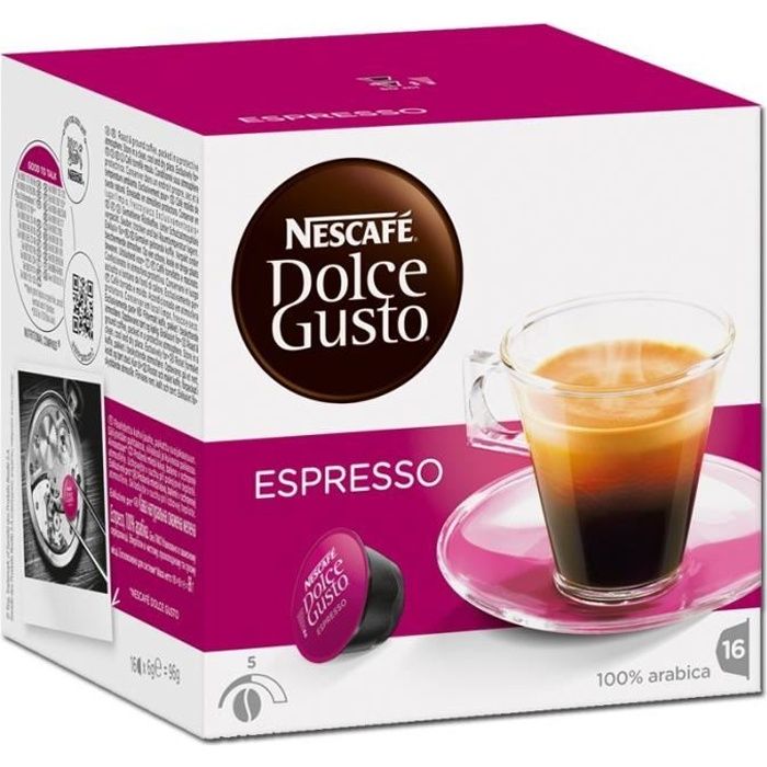 Dolce Gusto Espresso, Nescafé, café, 16 capsules