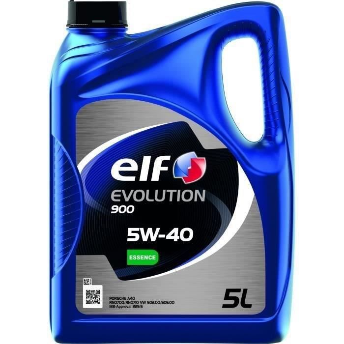 ELF HUILE MOTEUR 5L EVOLUTION 900 5W40