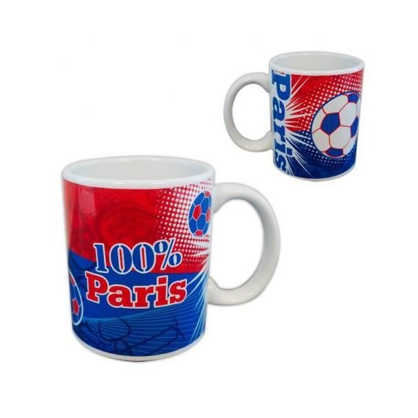 Mug 100% Paris - Supporter Football Tasse Cadeau Anniversaire - 371