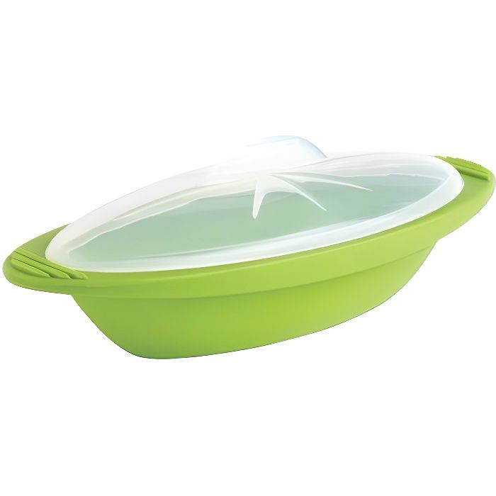 MASTRAD Papillote minute cuisson vapeur F68388 - Taille moyenne - Vert