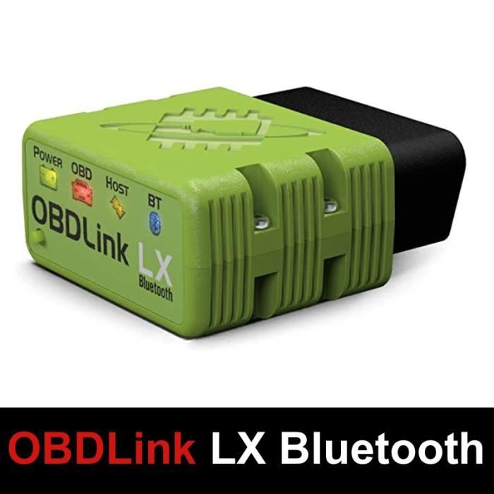 OBDLink LX Bluetooth Outil Diagnostic Auto Multimarques Professionnel OBD2 - Valise Diagnostic Auto Multimarques - Lecteur Défauts