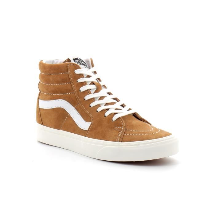 Basket - vans pig suede sk8-hi Marron