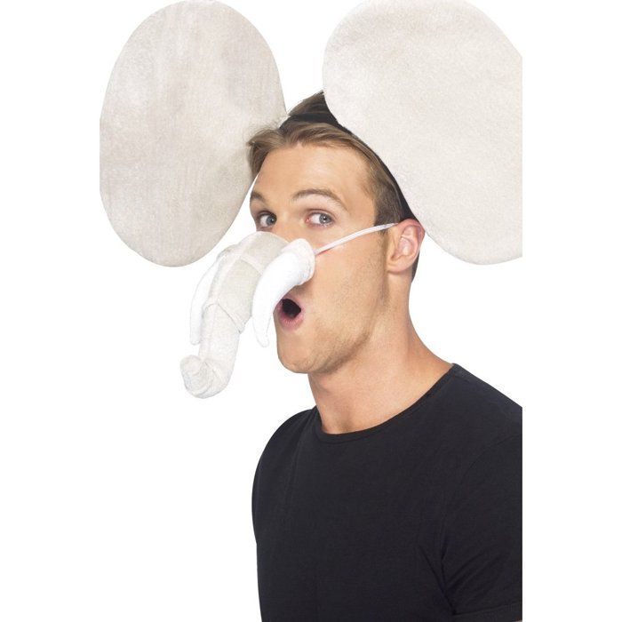 Trompe et oreilles d’éléphant Taille Unique