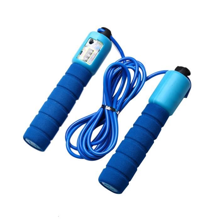 Éponge de Sport Multifonctionnelle Comptant la Corde à Sauter Électronique Professionnelle Modèle Remise en Forme Appropriée pour