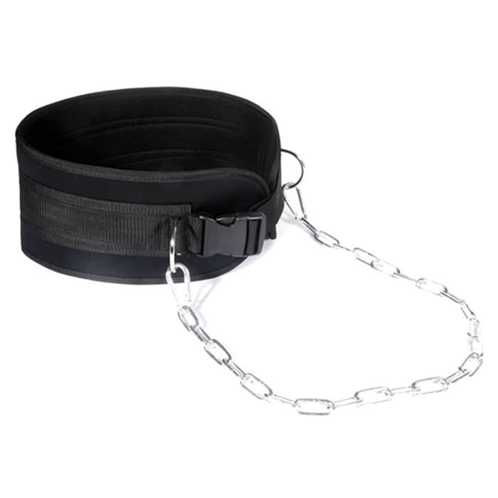 Ceinture de Fitness ChaîNe de Squat pour L'HaltéRophilie Squat Squat Musculation Fitness Fitness Soutien Lombaire Protecteur