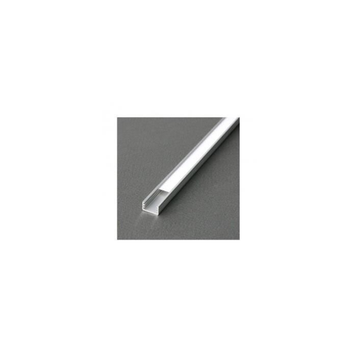Profile Fin Aluminium Brut 2m pour bandeaux LED