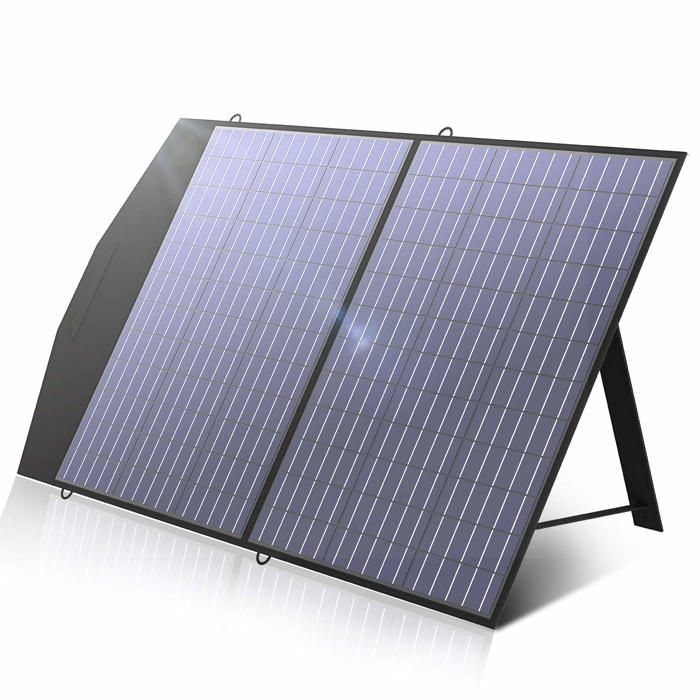 ALLPOWERS portable Chargeur de panneau solaire de cellule solaire pliable extérieur ALLPOWERS 100W pour ordinateurs portables