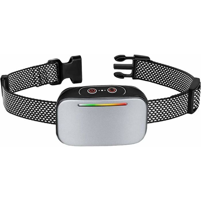 Meilleurs prix pour Collier Anti-aboiement Automatique pour Chiens Contrle Intelligent Rechargeable Modes Choc Vibration IP67 YYV