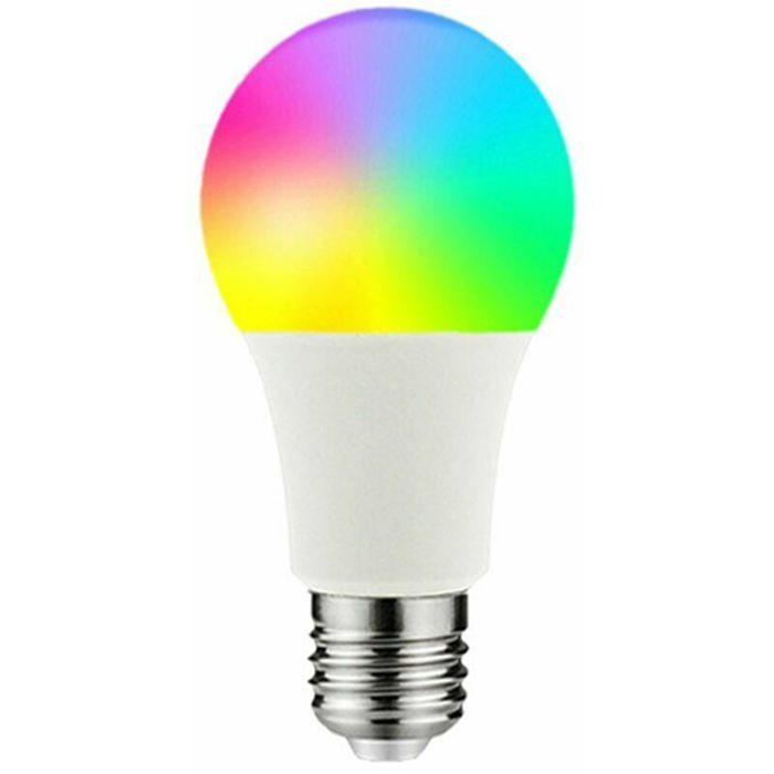 ampoule rgb e27 led remote dimmable colour changing lamp ampoule colorée ampoule rgb E27 connecteur RGB+W 5W/A60 (fonction