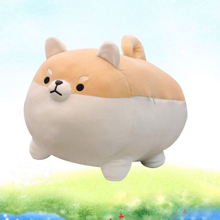 Comparer les prix de Peluche Shiba Inu de bon augure - Oreiller et jouet pour chien mignon de 40 cm, cadeaux Kawaii d'anime doux pour garço Cadeaux A553