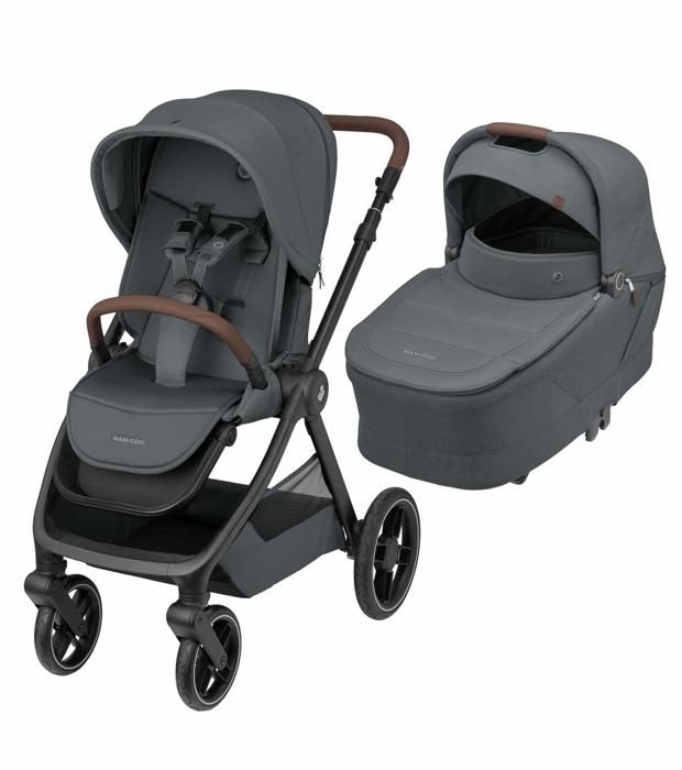 MAXI-COSI poussette Duo Oxford Plus avec nacelle bébé Sense de la naissance à 4 ans (22kg) Graphite