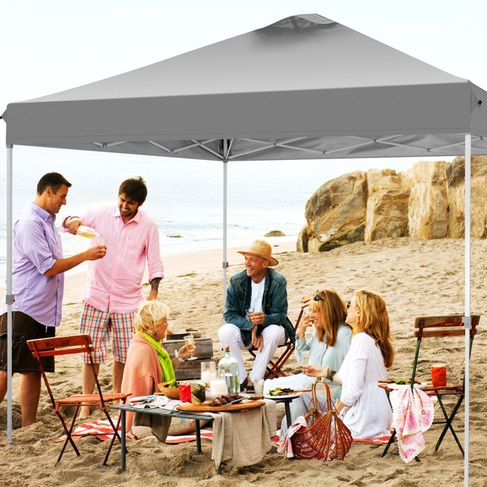 Tonnelle Pliante TOOLUCK 3x3m Imperméable - 4 Côtés Inclus - Parfaite Pour Jardin, Camping, Fêtes