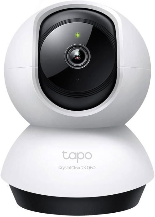 TP Link 2K 4MP Caméra Surveillance WiFi intérieure 360° C220 Vision Nocturne Notifications en Temps réel Détection de Personne