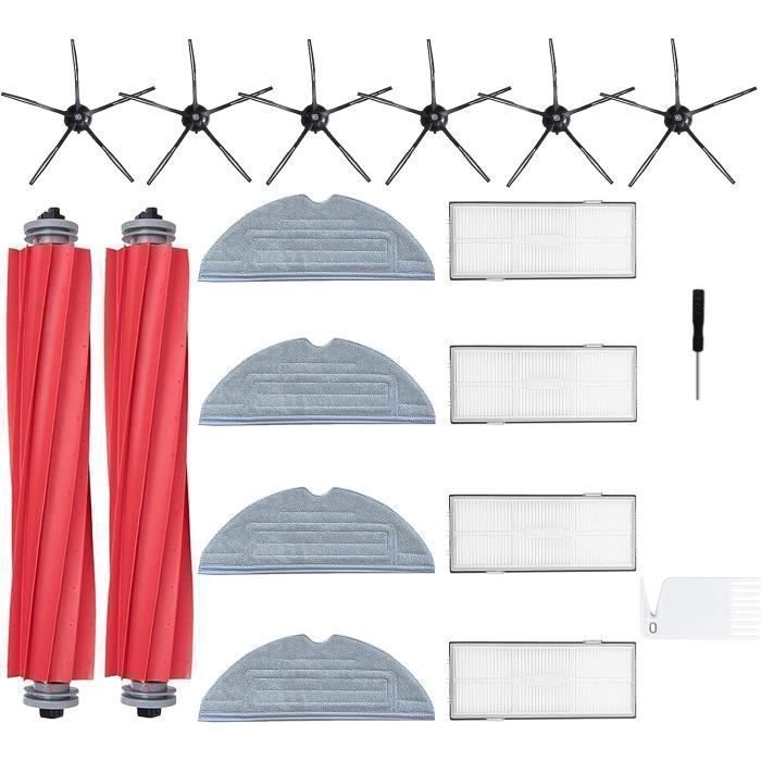 16Pcs Kit de Remplacement pour Roborock S7 S7 Plus S7