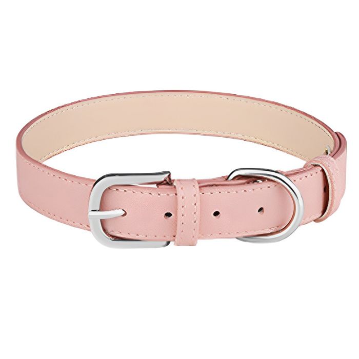 Comparer les prix de Collier en cuir pour chien de petite moyenne et grande taille réglable souple respirant rembourré robuste classique