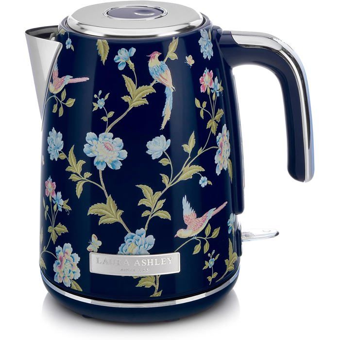 Bouilloire électrique Elveden Blanc, Laura Ashley - Leroy Merlin