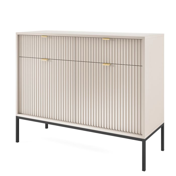 Buffet Komodee NANAIMO KOM2 Frontal en relief Cachemire Cachemire 39 x 104 x 83 cm Buffet Komodee NANAIMO KOM2 Frontal en relief Cachemire Cachemire 39 x 104 x 83 cm