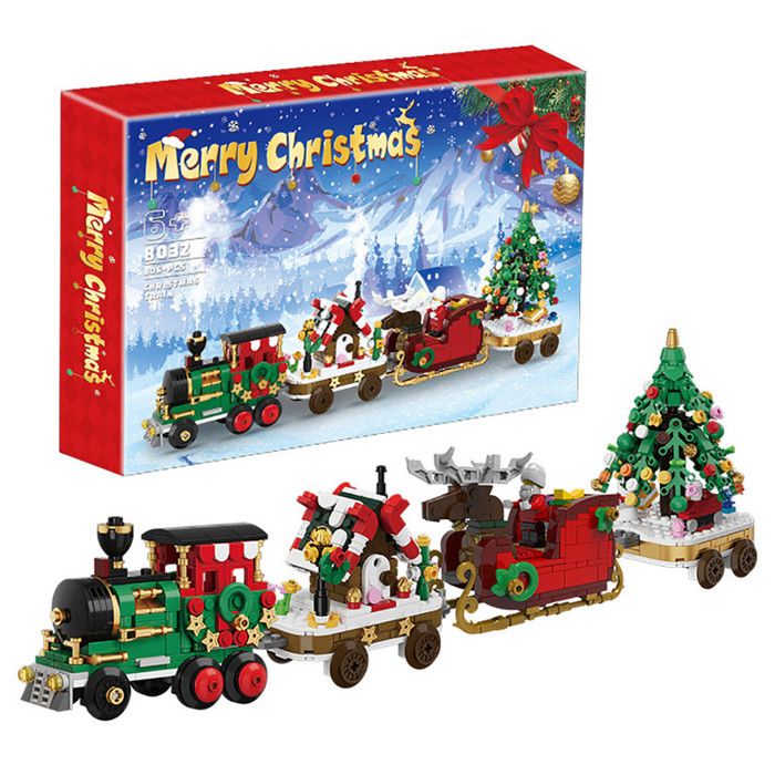 Train de Noël Lumineux & Sonore pour Sapin | Décoration Festive